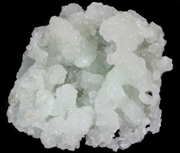 Green Prehnite Crystal Cluster - India #44369